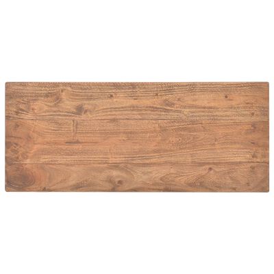 vidaXL Konzolna mizica iz trdnega predelanega lesa 69x28x70 cm