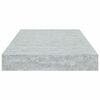 vidaXL Stenske police 2 kosa betonsko sive 40x23x3,8 cm MDF