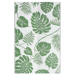 vidaXL Zunanja preproga ARAKIL zelena 190x290 cm PP