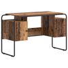vidaXL Miza s shrambo Hrastovina 120 x 50.5 x 75.5 cm