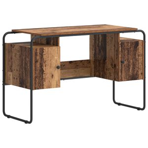 vidaXL Miza s shrambo Hrastovina 120 x 50.5 x 75.5 cm