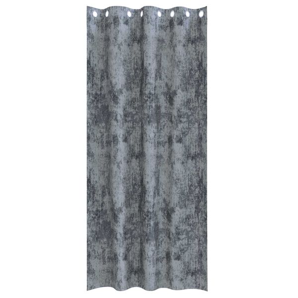 vidaXL Velvete zavese z zavesami 2 pcs Srebrno siva 225 x 140 cm Žamet