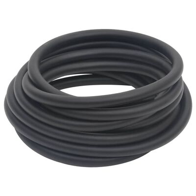 vidaXL Hibridna zračna cev črna 0,6" 5 m guma in PVC