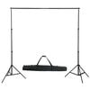 vidaXL Komplet za foto studio z lučmi in ozadjem