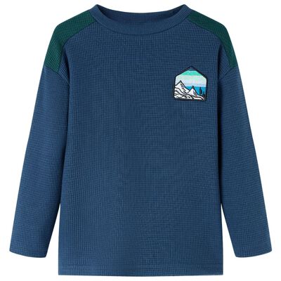 Otroški pulover mornarsko modra 92