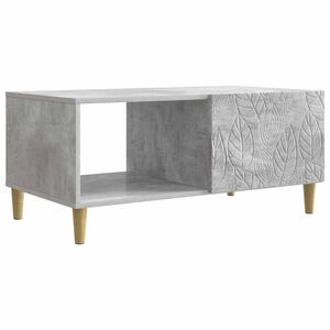 vidaXL Klubska miza Betonsko siva 90 x 50 x 40 cm Inženirski les