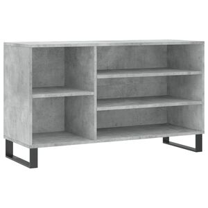 vidaXL Omarica za čevlje betonsko siva 102x36x60 cm inženirski les