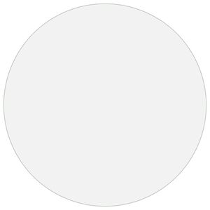 vidaXL Za&scaron;čita za mizo prozorna &Oslash; 60 cm 1,6 mm PVC