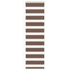 vidaXL Zebra zavesa rjava 45x100 cm &scaron;irina blaga 40,9 cm poliester