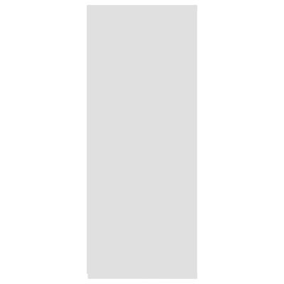 vidaXL Komoda bela 105x30x75 cm iverna plošča
