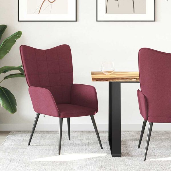 vidaXL Stol za spro&scaron;čanje vinsko rdeče blago