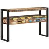 vidaXL Konzolna miza večbarvno 120 x 33 x 75 cm Trdna obnovljena les