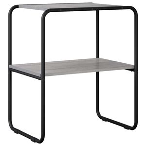 vidaXL Konzolna miza Siva Sonoma 60 x 42,5 x 70 cm Inženirski les