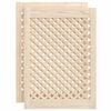 vidaXL Vrata za omarico z mrežico 2 kosa 49,5x69 cm trdna borovina