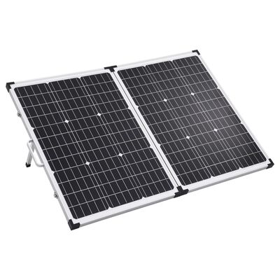 vidaXL Zložljiv solarni kovček 120 W 12 V