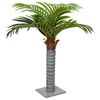 vidaXL Umetna palma 6 listov 100 cm zelena