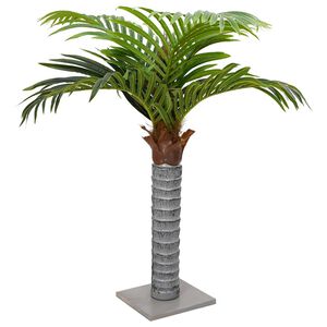 vidaXL Umetna palma 6 listov 100 cm zelena