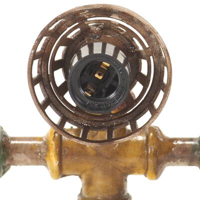 vidaXL Industrijska stoječa svetilka z motivom vodovodih cevi železo