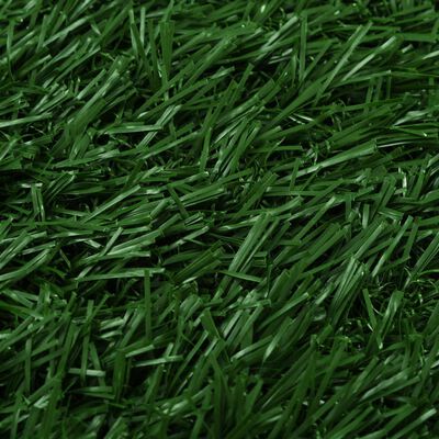 vidaXL Stranišče za hišne ljubljenčke z umetno travo zeleno 63x50x7 cm