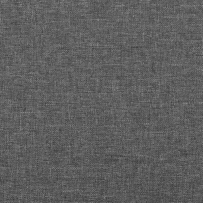 vidaXL Posteljno vzglavje 2 kosa temno sivo 80x5x78/88 cm blago