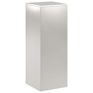 vidaXL Stojalo za rastline Srebrna 30 x 30 x 80 cm Jeklo