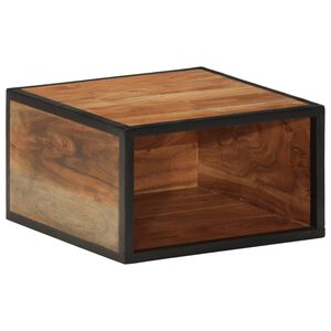vidaXL Stenska nočna omarica 35x35x20 cm trden akacijev les