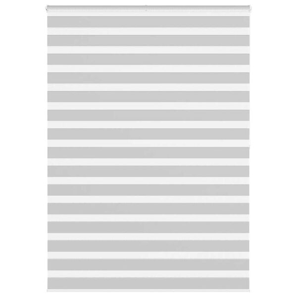 vidaXL Zebra senčilo svetlo sivo 165x200 cm tkanina &scaron;irina 160,9 cm