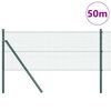 vidaXL Steber ograje. Zelena 50 x 0,6 m (25 x 25 mm mreža)
