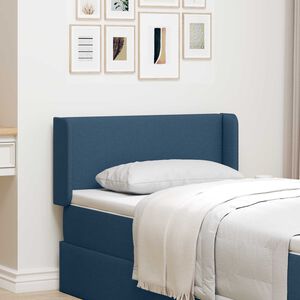 vidaXL U&scaron;esni vzglavnik Modra 40,5 x 40,5 x 4 cm blago