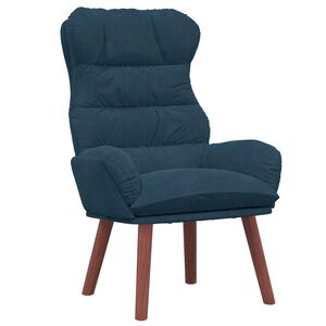 vidaXL fotelj Modra 69 x 74 x 93 cm Žamet