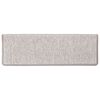 vidaXL Samolepilne preproge za stopnice sisal 15 kosov 65x21x4 cm