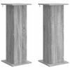 vidaXL Stojalo za rastline 2 pcs Siva Sonoma 30,5 x 30 x 80,5 cm