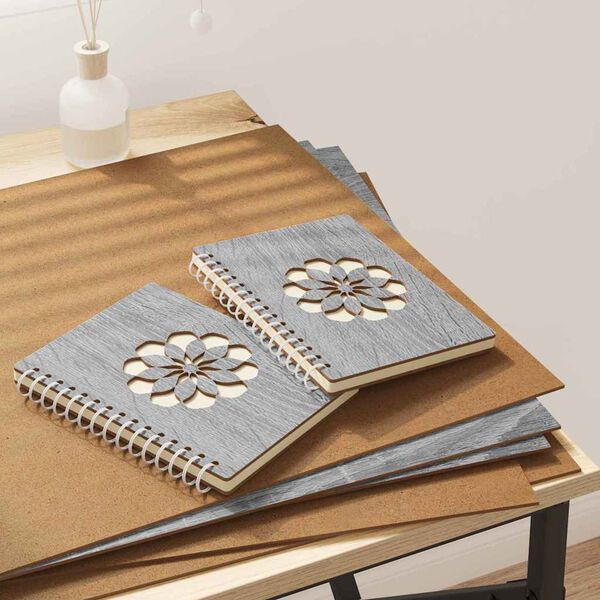 vidaXL Dekorativni paneli 50 pcs Siva Sonoma 40 x 60 x 0.27 cm