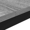 vidaXL Klubska miza Siva Sonoma 100 x 100 x 45 cm Konstruiran les