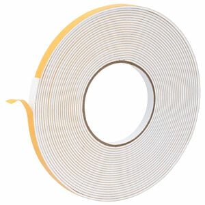 vidaXL Samolepilni pena trak 10 pcs Bela 10mm x 10m CR pena