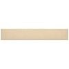 vidaXL Stenska glavna postelja 12 pcs krema 90 x 15 cm blago