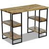 vidaXL Pisarni&scaron;ka miza iz mangovega lesa 110x50x76 cm
