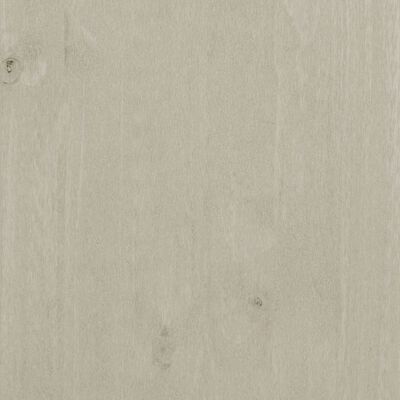 vidaXL Pisalna miza HAMAR bela 110x40x75 cm trdna borovina