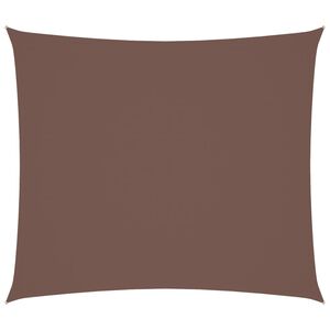 vidaXL Senčno jadro oksford blago pravokotno 2x2,5 m rjavo