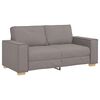 vidaXL Dvosed kavč taupe 180x78x84 cm blago