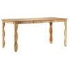 vidaXL Jedilna miza 160x80x76 cm trden predelan les