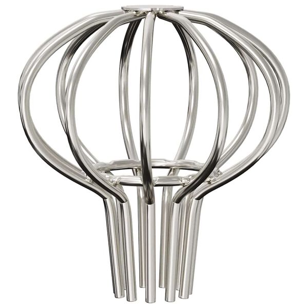 vidaXL Za&scaron;čita za listje na žlebu 2 pcs srebrna 50 mm Nerjaveče jeklo