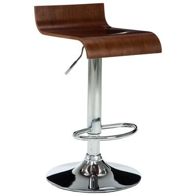 vidaXL Barski stolčki 2 kosa rjave barve