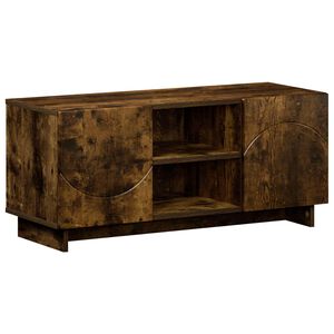 vidaXL TV stojalo 90 x 34,5 x 40 cm Dimljen hrast Inženirski les