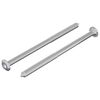 vidaXL Vijak 2 kos srebrna M6 x 100 mm Jeklo
