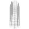 vidaXL Visoka greda gabion pocinkano železo 260x50x100 cm