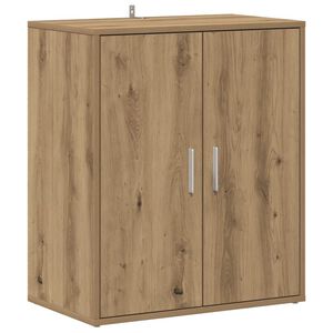 vidaXL Omarica za čevlje artisan hrast 60x35x70 cm inženirski les