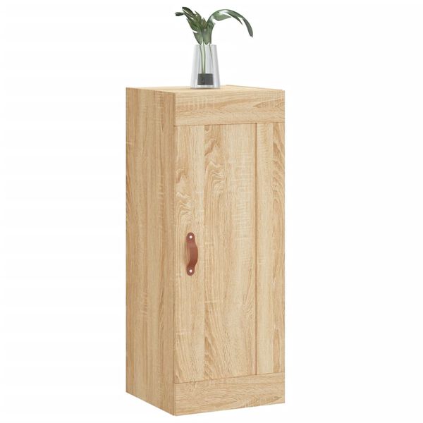 vidaXL Stenska omarica sonoma hrast 34,5x34x90 cm inženirski les