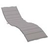 vidaXL Blazina za ležalnik siva 200x70x3 cm oxford tkanina
