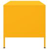 vidaXL Klubska mizica gorčično rumena 68x50x50,5 cm jeklo